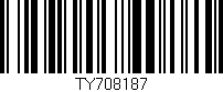 Código de barras (EAN, GTIN, SKU, ISBN): 'TY708187'