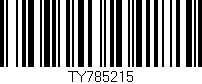 Código de barras (EAN, GTIN, SKU, ISBN): 'TY785215'