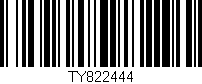 Código de barras (EAN, GTIN, SKU, ISBN): 'TY822444'