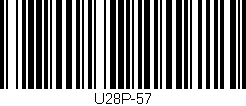 Código de barras (EAN, GTIN, SKU, ISBN): 'U28P-57'