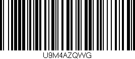 Código de barras (EAN, GTIN, SKU, ISBN): 'U9M4AZQWG'
