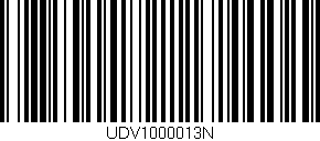 Código de barras (EAN, GTIN, SKU, ISBN): 'UDV1000013N'