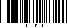 Código de barras (EAN, GTIN, SKU, ISBN): 'UJUI0173'