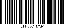 Código de barras (EAN, GTIN, SKU, ISBN): 'UN4WCTM5P'