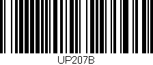 Código de barras (EAN, GTIN, SKU, ISBN): 'UP207B'