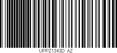 Código de barras (EAN, GTIN, SKU, ISBN): 'UPPZ1343D_AZ__'