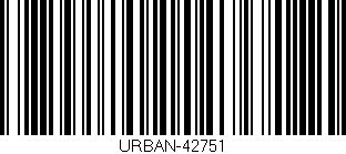 Código de barras (EAN, GTIN, SKU, ISBN): 'URBAN-42751'