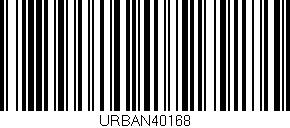Código de barras (EAN, GTIN, SKU, ISBN): 'URBAN40168'