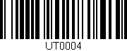 Código de barras (EAN, GTIN, SKU, ISBN): 'UT0004'