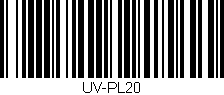 Código de barras (EAN, GTIN, SKU, ISBN): 'UV-PL20'