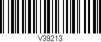 Código de barras (EAN, GTIN, SKU, ISBN): 'V39213'