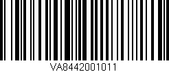 Código de barras (EAN, GTIN, SKU, ISBN): 'VA8442001011'