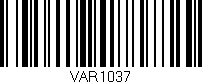 Código de barras (EAN, GTIN, SKU, ISBN): 'VAR1037'
