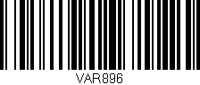 Código de barras (EAN, GTIN, SKU, ISBN): 'VAR896'
