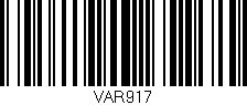 Código de barras (EAN, GTIN, SKU, ISBN): 'VAR917'