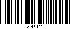 Código de barras (EAN, GTIN, SKU, ISBN): 'VAR941'