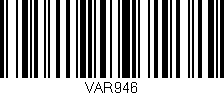 Código de barras (EAN, GTIN, SKU, ISBN): 'VAR946'