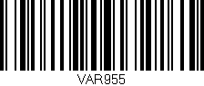 Código de barras (EAN, GTIN, SKU, ISBN): 'VAR955'