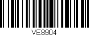 Código de barras (EAN, GTIN, SKU, ISBN): 'VE8904'