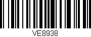 Código de barras (EAN, GTIN, SKU, ISBN): 'VE8938'