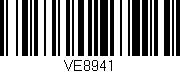 Código de barras (EAN, GTIN, SKU, ISBN): 'VE8941'