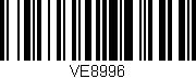 Código de barras (EAN, GTIN, SKU, ISBN): 'VE8996'