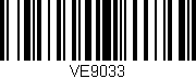 Código de barras (EAN, GTIN, SKU, ISBN): 'VE9033'
