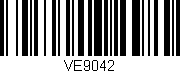 Código de barras (EAN, GTIN, SKU, ISBN): 'VE9042'