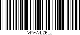 Código de barras (EAN, GTIN, SKU, ISBN): 'VFWVLZ6LJ'