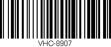 Código de barras (EAN, GTIN, SKU, ISBN): 'VHC-8907'
