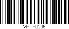 Código de barras (EAN, GTIN, SKU, ISBN): 'VHTH0235'