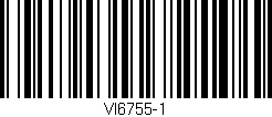 Código de barras (EAN, GTIN, SKU, ISBN): 'VI6755-1'