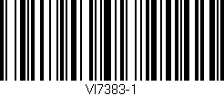 Código de barras (EAN, GTIN, SKU, ISBN): 'VI7383-1'