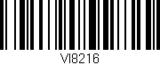 Código de barras (EAN, GTIN, SKU, ISBN): 'VI8216'