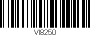 Código de barras (EAN, GTIN, SKU, ISBN): 'VI8250'