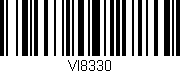 Código de barras (EAN, GTIN, SKU, ISBN): 'VI8330'