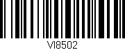 Código de barras (EAN, GTIN, SKU, ISBN): 'VI8502'