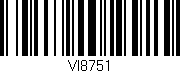 Código de barras (EAN, GTIN, SKU, ISBN): 'VI8751'