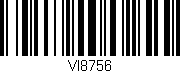 Código de barras (EAN, GTIN, SKU, ISBN): 'VI8756'
