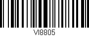 Código de barras (EAN, GTIN, SKU, ISBN): 'VI8805'