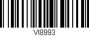 Código de barras (EAN, GTIN, SKU, ISBN): 'VI8993'