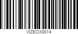 Código de barras (EAN, GTIN, SKU, ISBN): 'VIZBOX0014'
