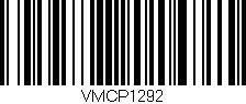 Código de barras (EAN, GTIN, SKU, ISBN): 'VMCP1292'