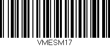 Código de barras (EAN, GTIN, SKU, ISBN): 'VMESM17'