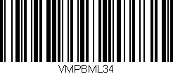 Código de barras (EAN, GTIN, SKU, ISBN): 'VMPBML34'