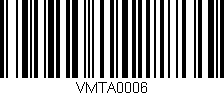 Código de barras (EAN, GTIN, SKU, ISBN): 'VMTA0006'