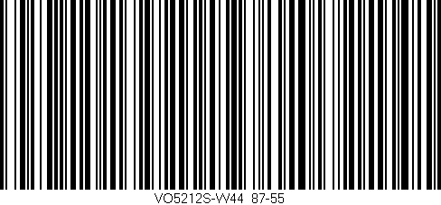 Código de barras (EAN, GTIN, SKU, ISBN): 'VO5212S-W44/87-55'