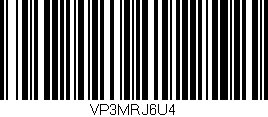 Código de barras (EAN, GTIN, SKU, ISBN): 'VP3MRJ6U4'