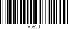 Código de barras (EAN, GTIN, SKU, ISBN): 'VP520'