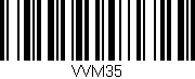 Código de barras (EAN, GTIN, SKU, ISBN): 'VVM35'
